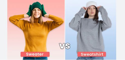 sweater vs sweatshirts