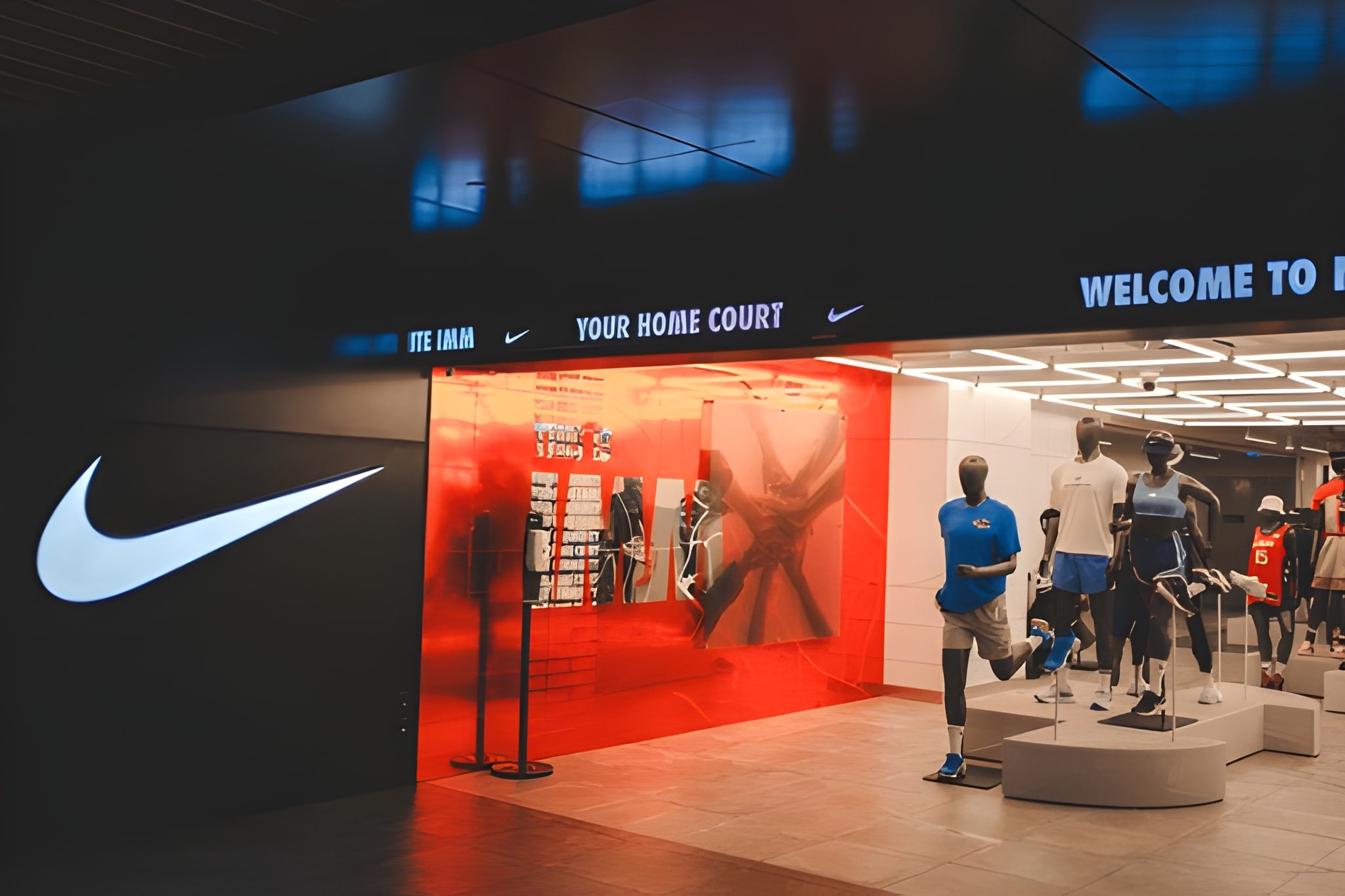 nike clothing manufactured